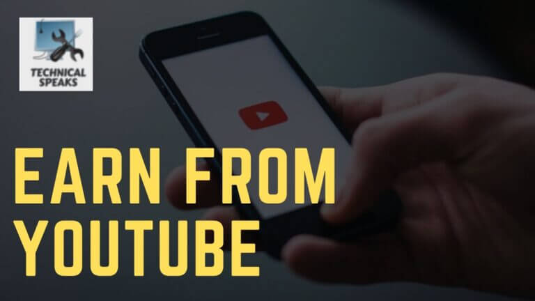 Earn from youtube