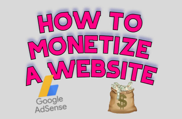 Strategies to monetize a website