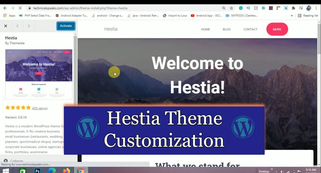 Hestia 3.0 WordPress Theme