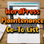 wordpress website maintenance