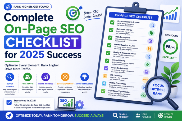 On-Page SEO Checklist: The Complete Task List