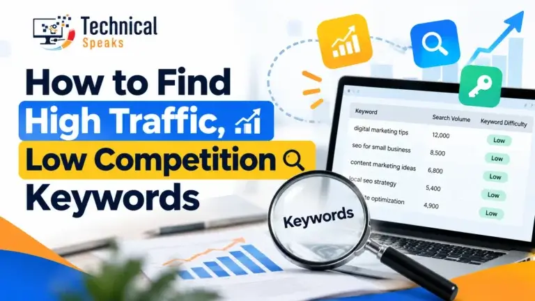 How to Find High Traffic, Low Competition Keywords