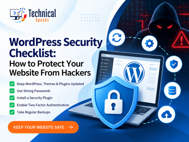 WordPress Security Checklist: How to Protect Your Website From Hackers