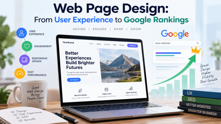 SEO Web Page Design: From User Experience to Google Rankings
